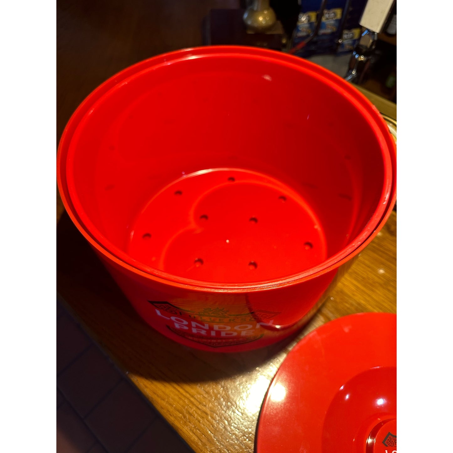 Brand New 10L London Pride Ice Bucket With Lid And Liner