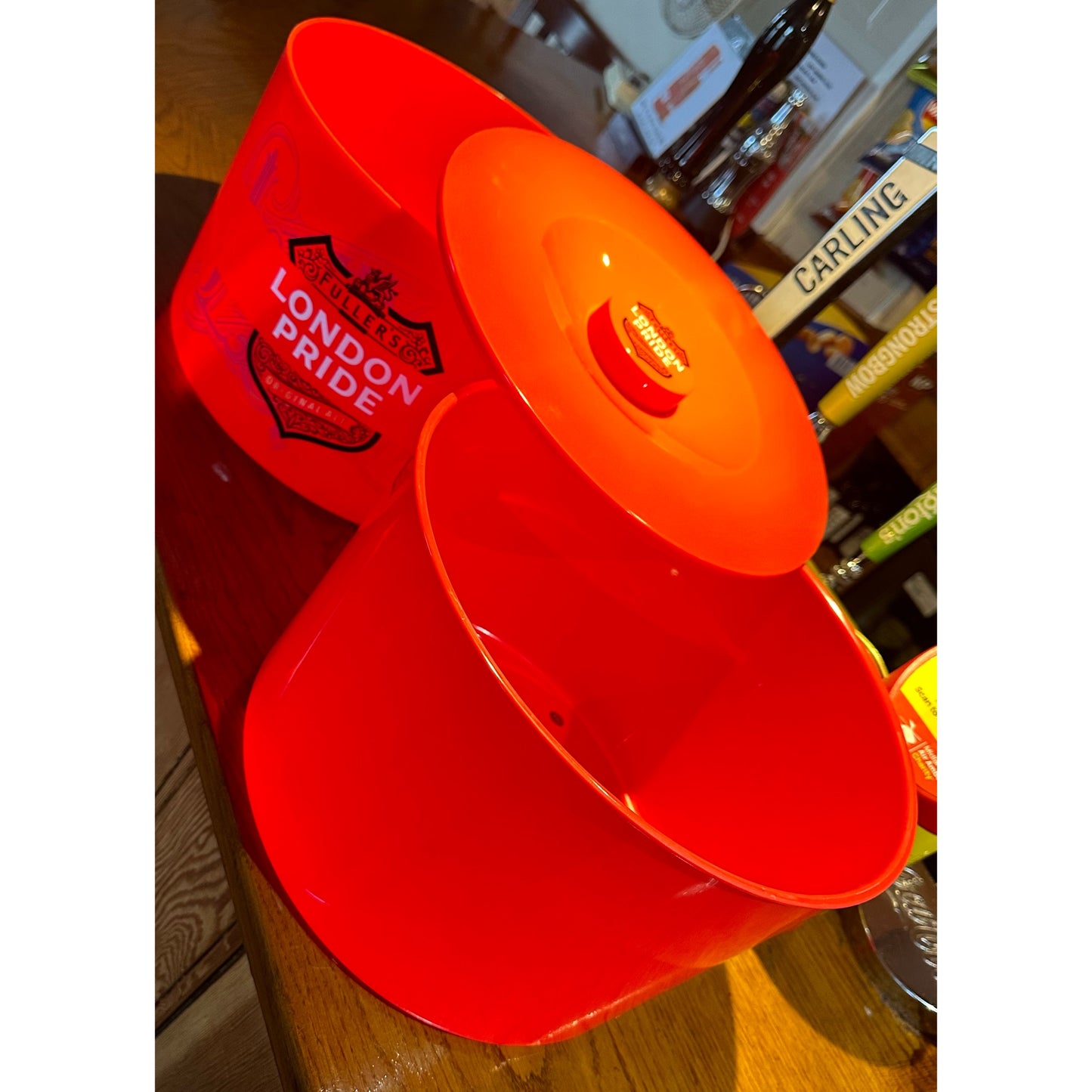 Brand New 10L London Pride Ice Bucket With Lid And Liner