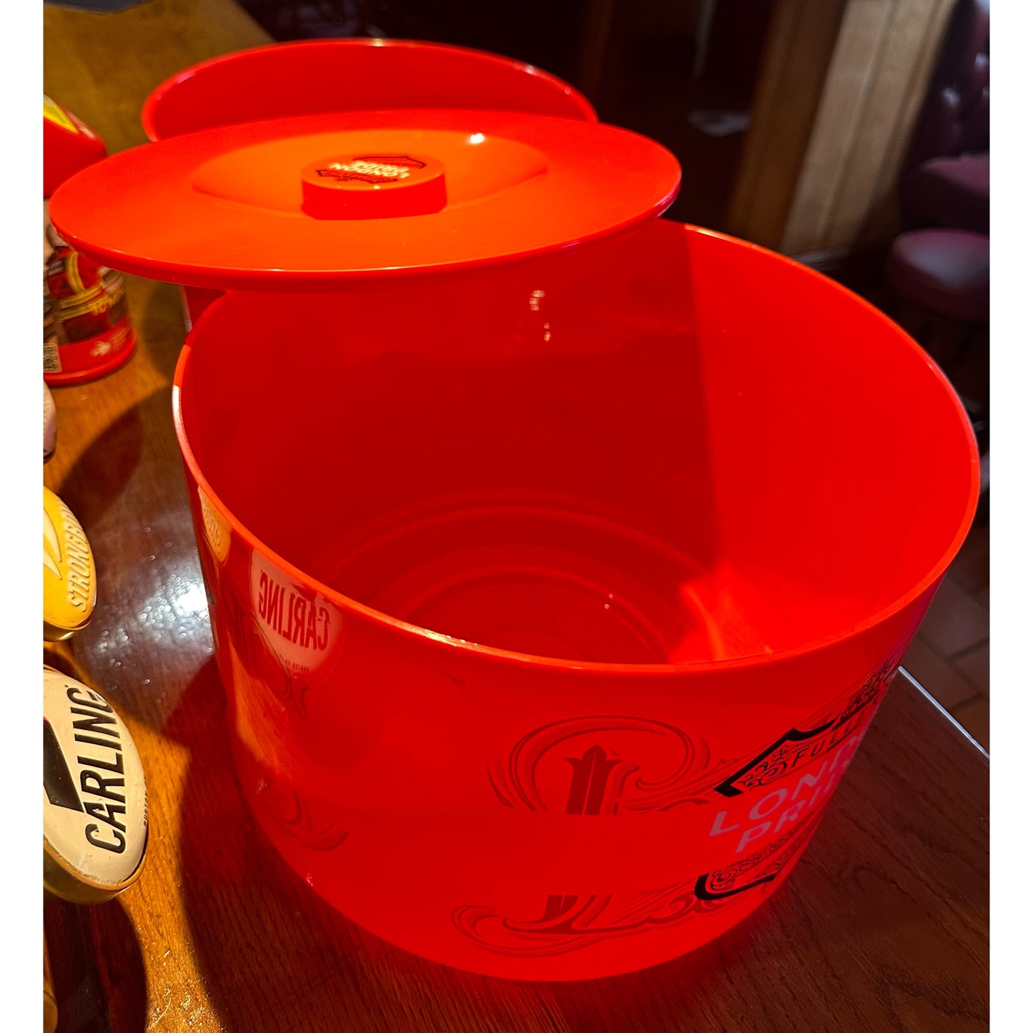 Brand New 10L London Pride Ice Bucket With Lid And Liner