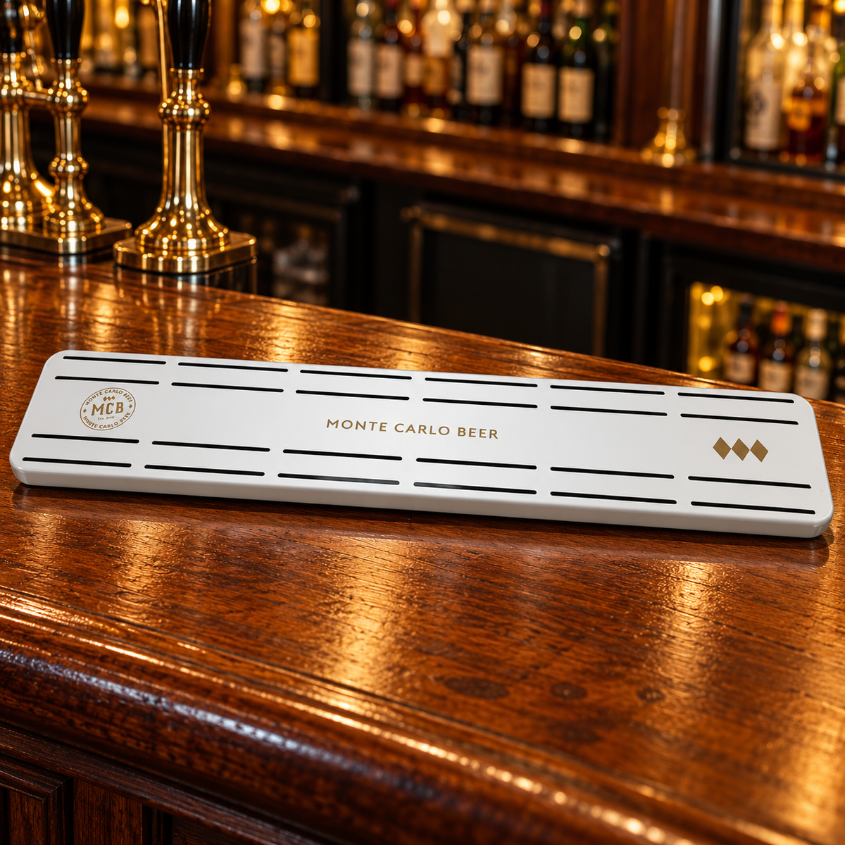 Monte Carlo Beer Counter Drip Tray & Bar Runner