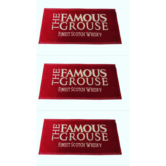 Brand New Set Of 3 Famous Grouse Bar Towels