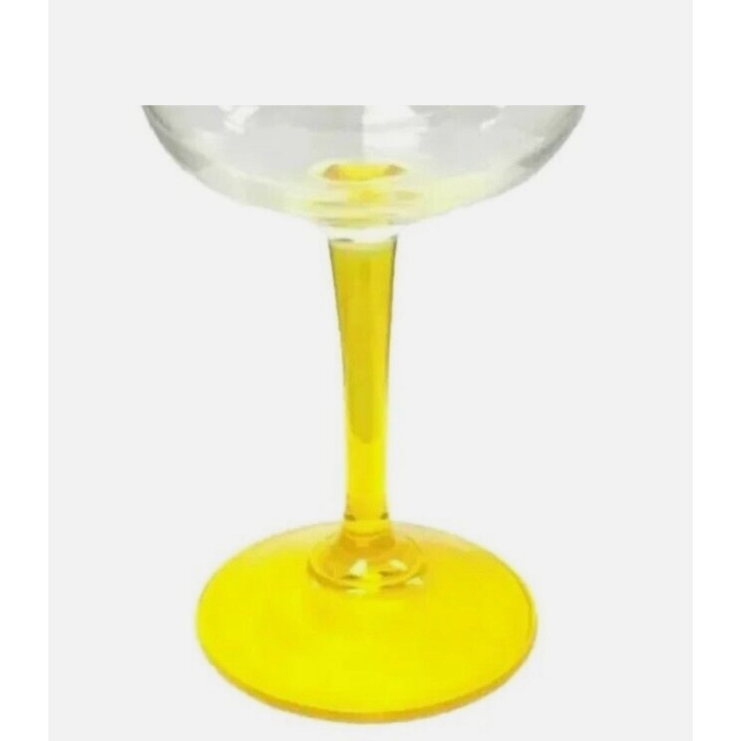 Gordon's Large Balloon Yellow Stem Gin Glass Bowl Goblet In Box New