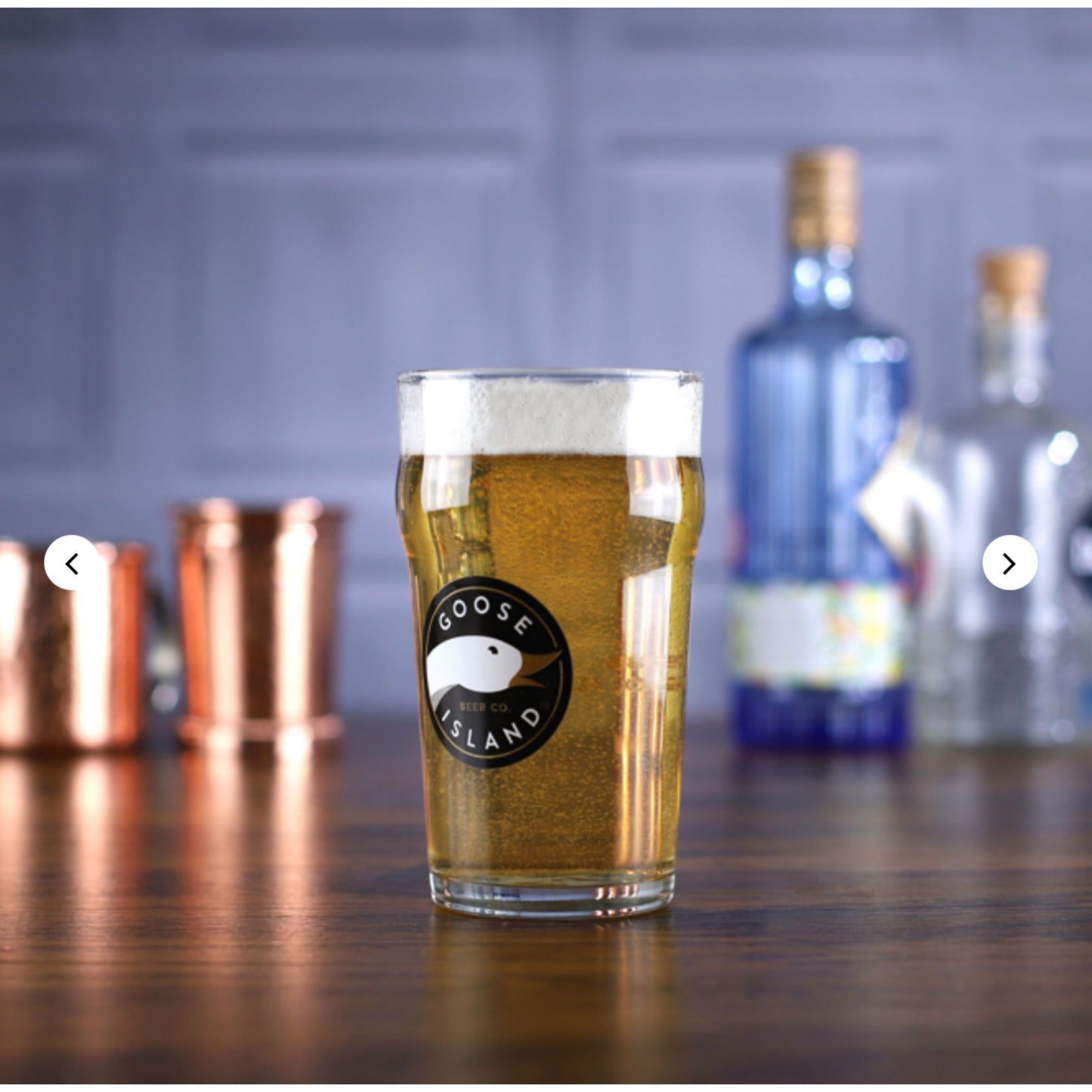 New Goose Island Beer Co. Pint Glasses - NEW