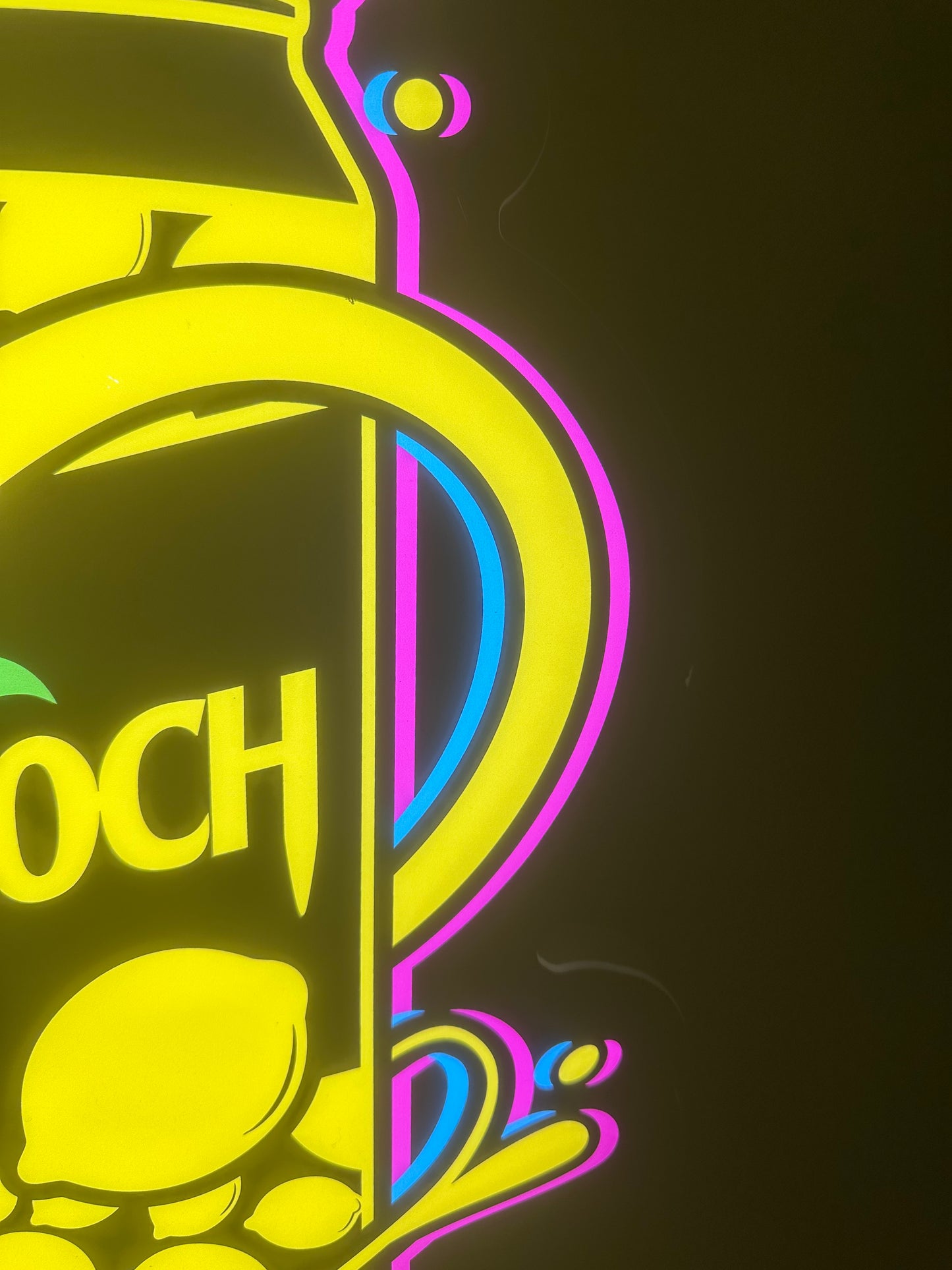 Rare Hooch LED Light Up Sign 50cm X 31cm
