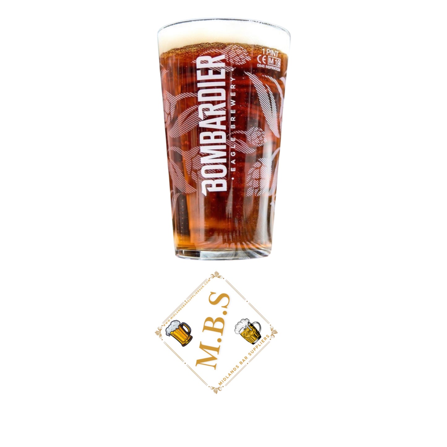Bombardier Beer Glass
