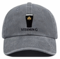 Guinness - Vitamin G Hat - Grey Colour - Adjustable Size - Unisex