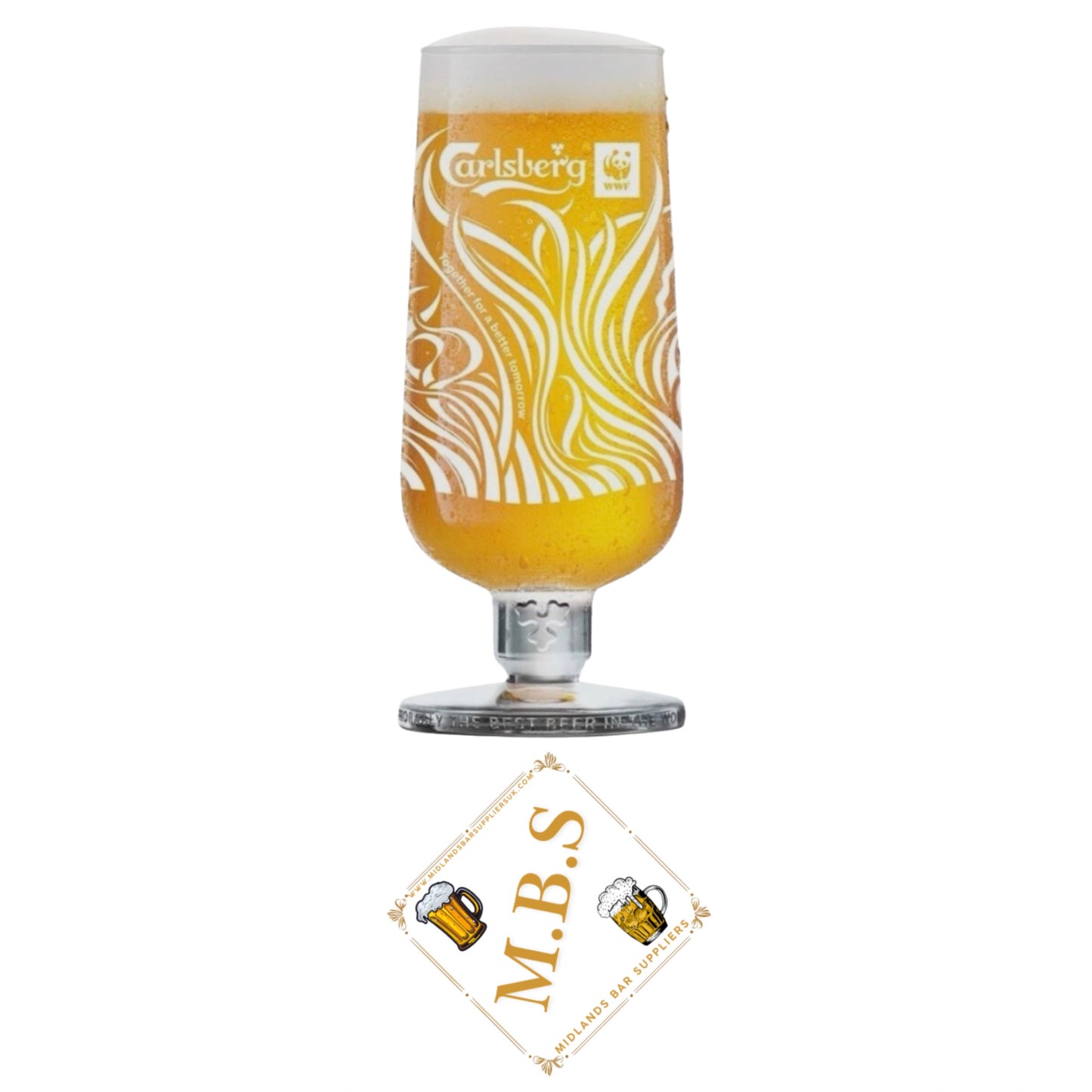 Limited Edition Carlsberg WWF Habitat Hero Pint Glass