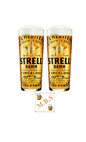 Estrella Damm Pint Glass x2 Barcelona Beer Glassware Set