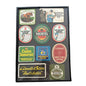 Old Beer Coasters Framed Picture | A3 Size