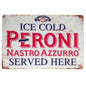 Peroni Tin Sign A4 Size