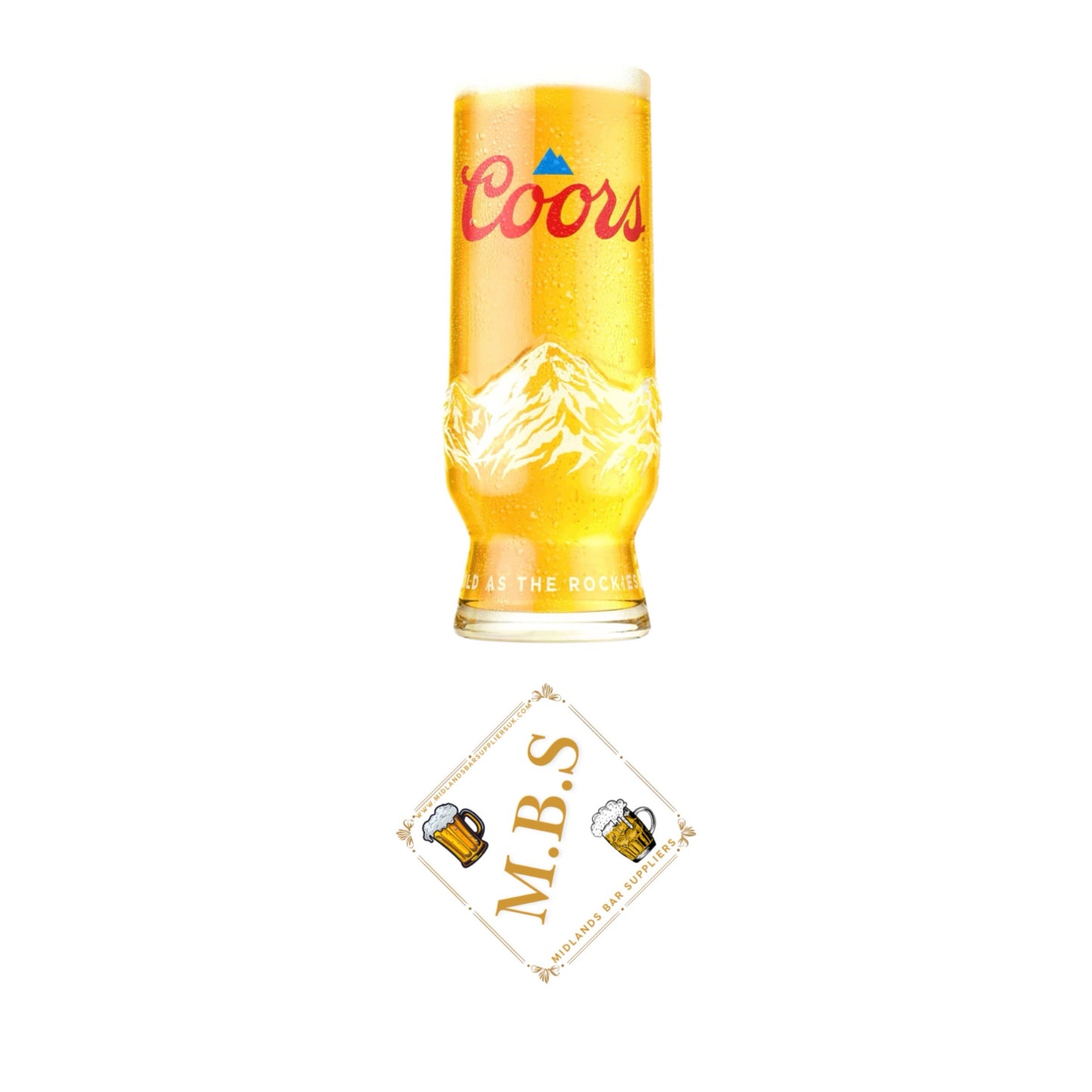 1 x Coors Light Pint Glass