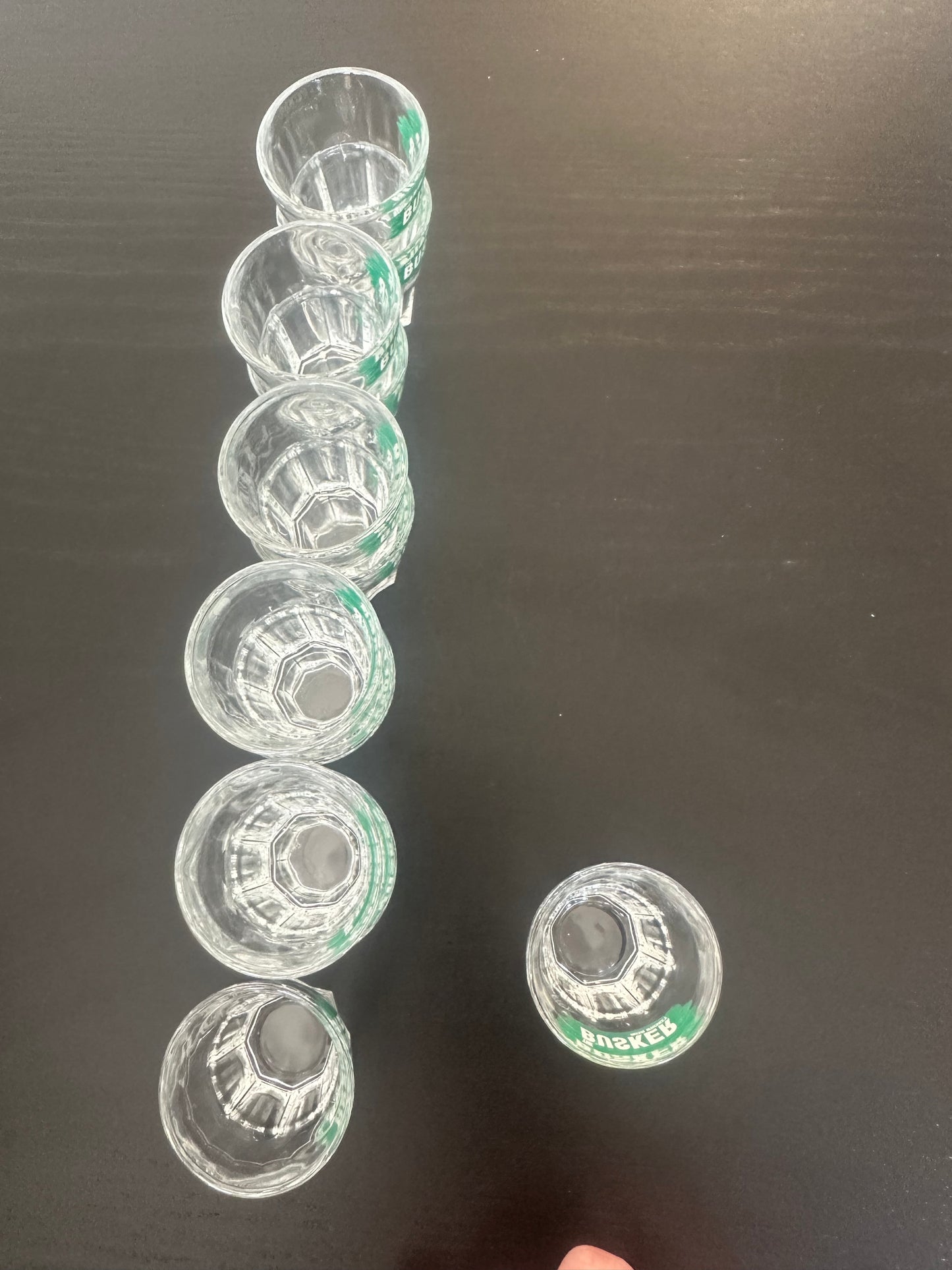 12 X Busker Irish Whiskey Glass Shot Glasses