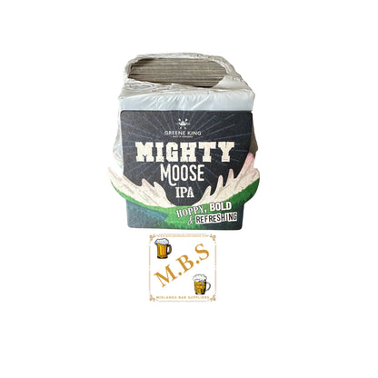 Mighty Moose Ale ‘Have You Met The Moose’ Beer Coasters 100 PACK
