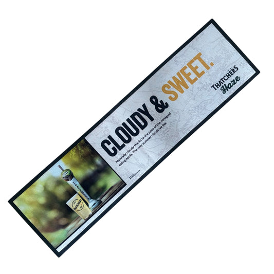 Thatchers Cloudy Apple Rubber Bar Runner 89cm x 24cm