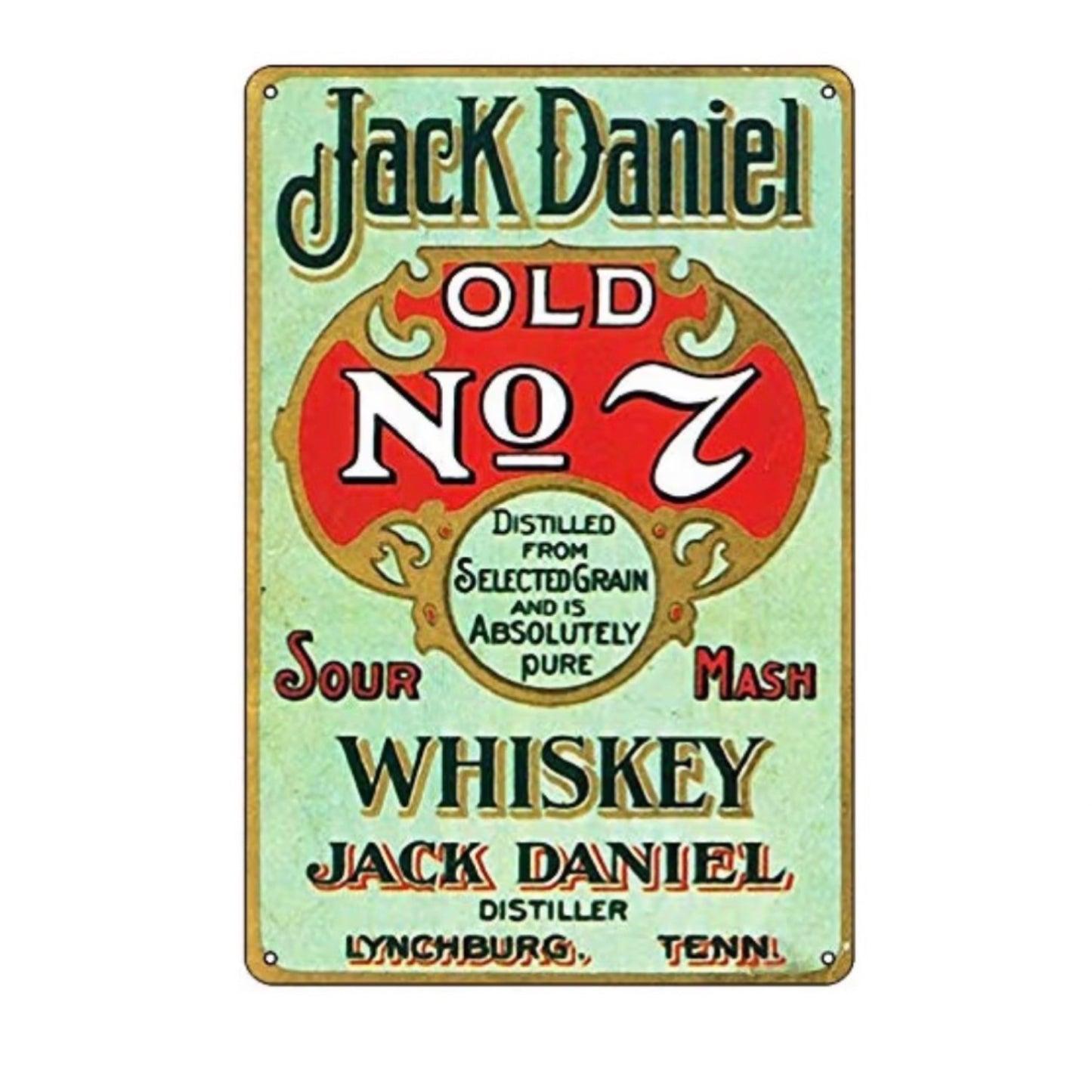 Jack Daniels Tin Sign A4 Size