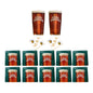 John Smith's Beer Glass Set with 2 Pint Glasses and 10 Pub Coasters, Traditional Bar Collection