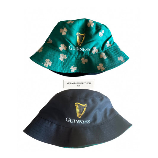 Guinness Reversible Bucket Hat I Rave Hat I Party Out Fit