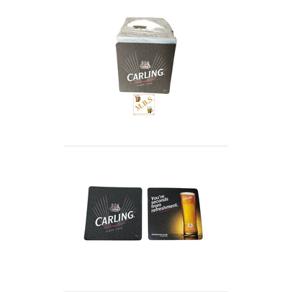 Carling Beer Coasters 100 PACK
