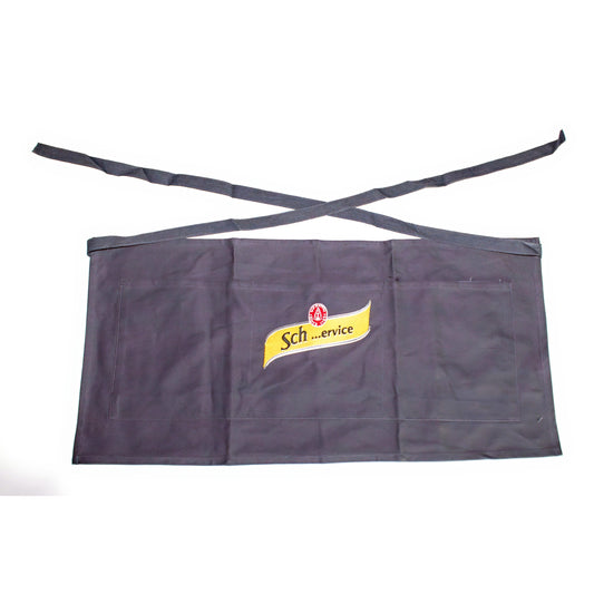 Midlands Bar Suppliers Schweppes SHORT WAIST APRON WITH POCKET CHEFS WAITERS COOKS BAR APRON GREY - CATERING