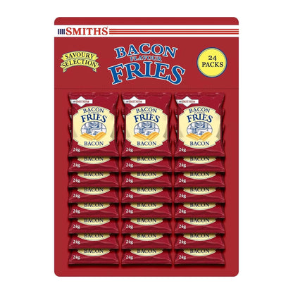 Smiths Bacon Fries Pub Card Snacks - 24g (Pack of 24)