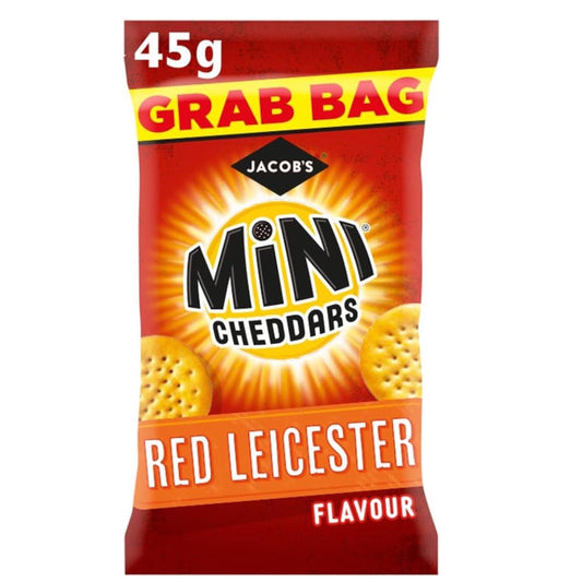 Jacobs Mini Cheddars Red Leicester Grab Bag (30 Pack)