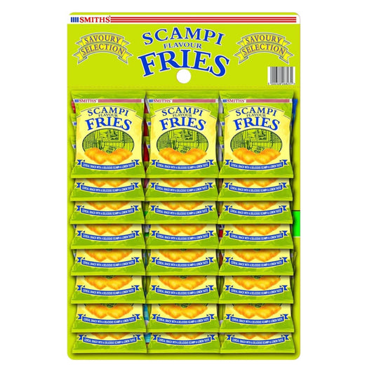 Smiths Scampi Fries Pub Card - 27g (Pack of 24)