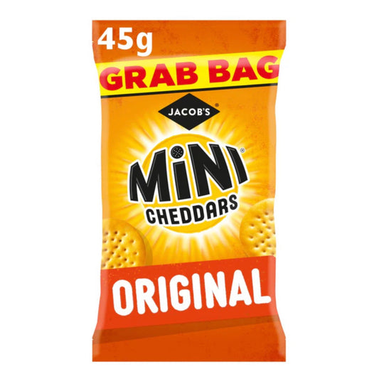Jacobs Mini Cheddars Original Grab Bag (Pack of 30) 45G