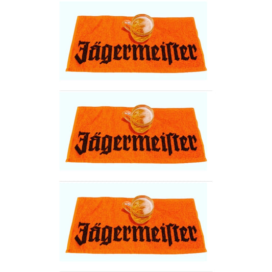 Brand New Set of 3 Jaegermeister Bar Towels