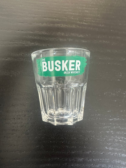 12 X Busker Irish Whiskey Glass Shot Glasses