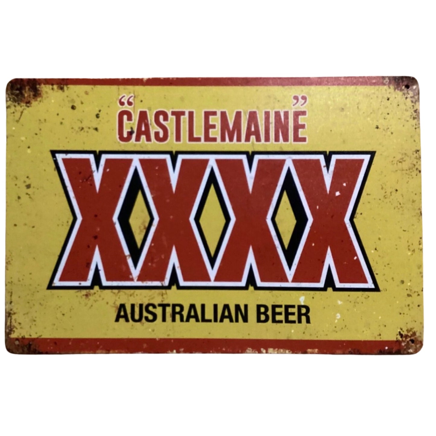 Castlemaine XXXX Tin Sign A4 Size