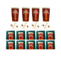 John Smith's Beer Pint Glasses (Set of Four) Plus 10 x Branded Beer Coasters, Traditional Pub Style