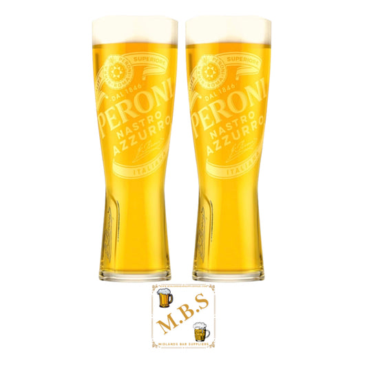 Peroni Half Pint Glass Set of 2