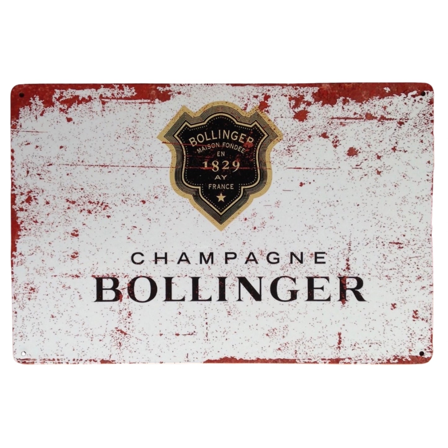 Bollinger Tin Sign A4 Size