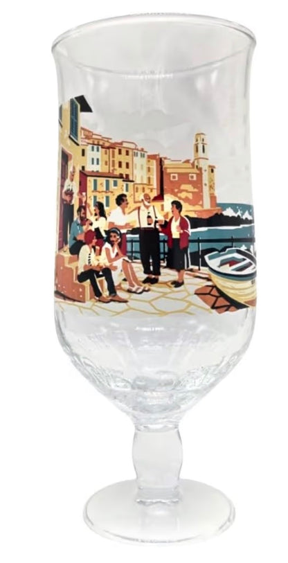 Birra Moretti Limited Edition Glass | 20oz Pint Nucleated Beer Glass | Official Merchandise (Meet and Seat)