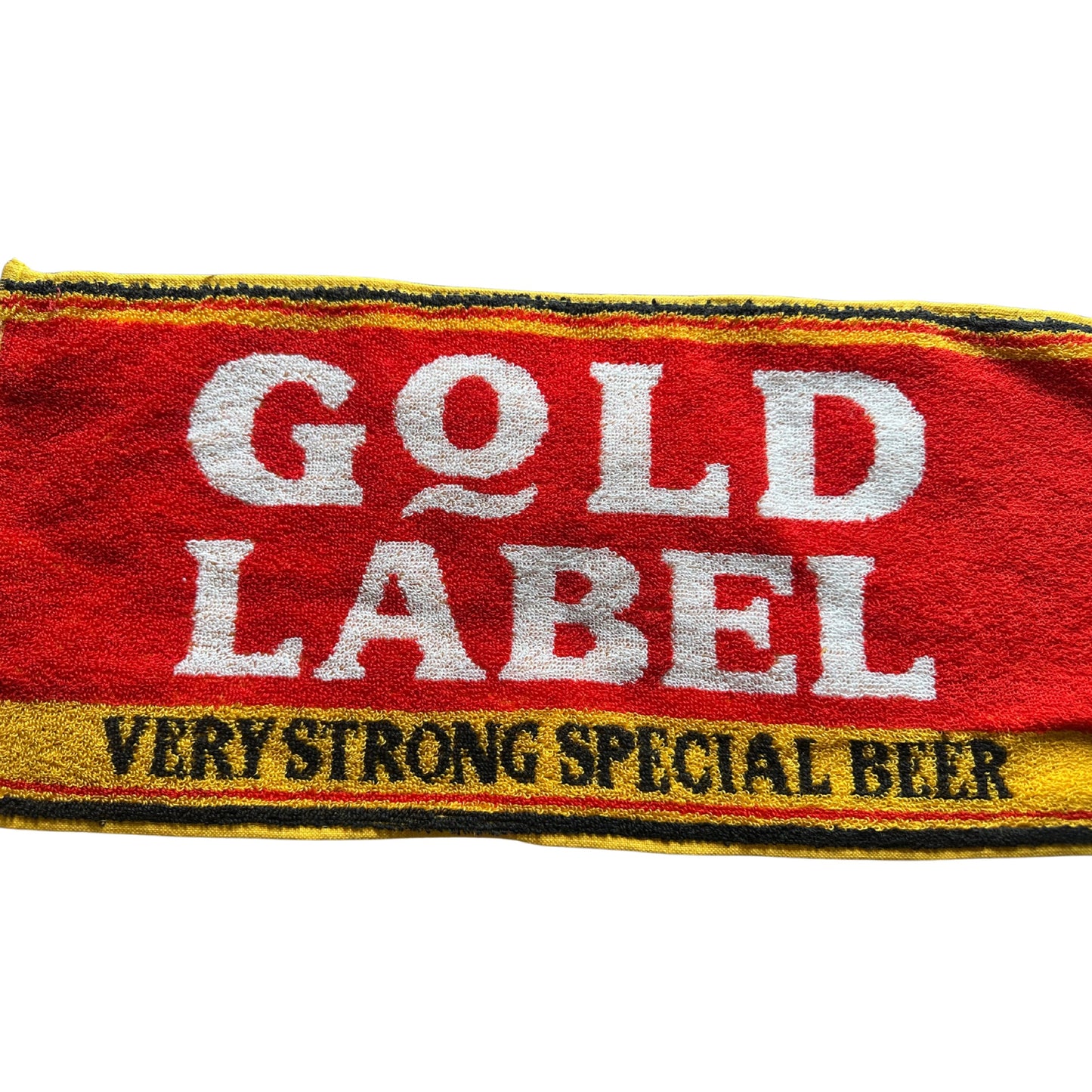 Gold Label Bar Beer Towel