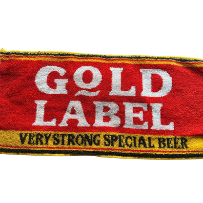 Gold Label Bar Beer Towel