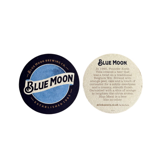 Blue Moon Beer Coasters Pack of 100