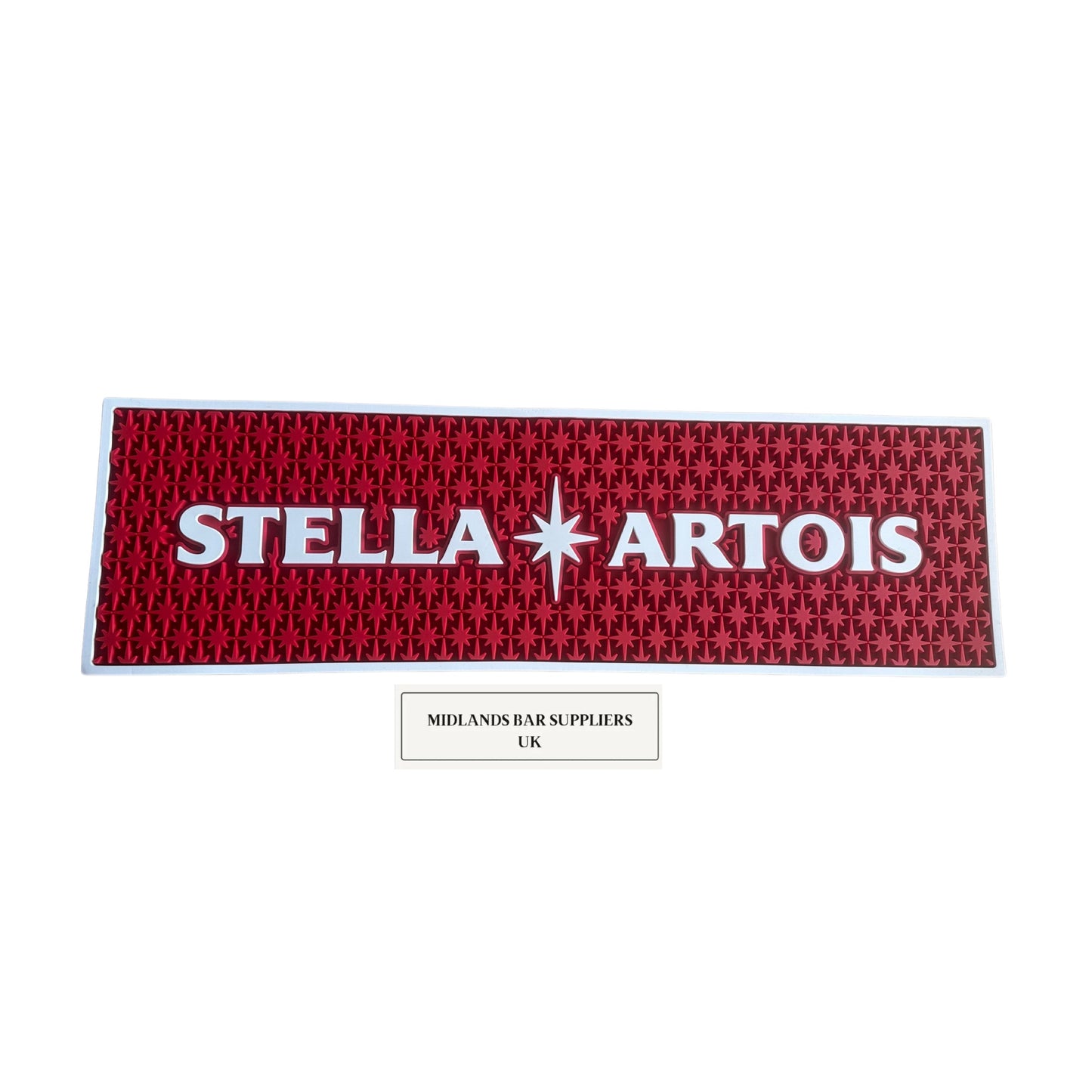 Stella Artois Red Rubber Bar Runner