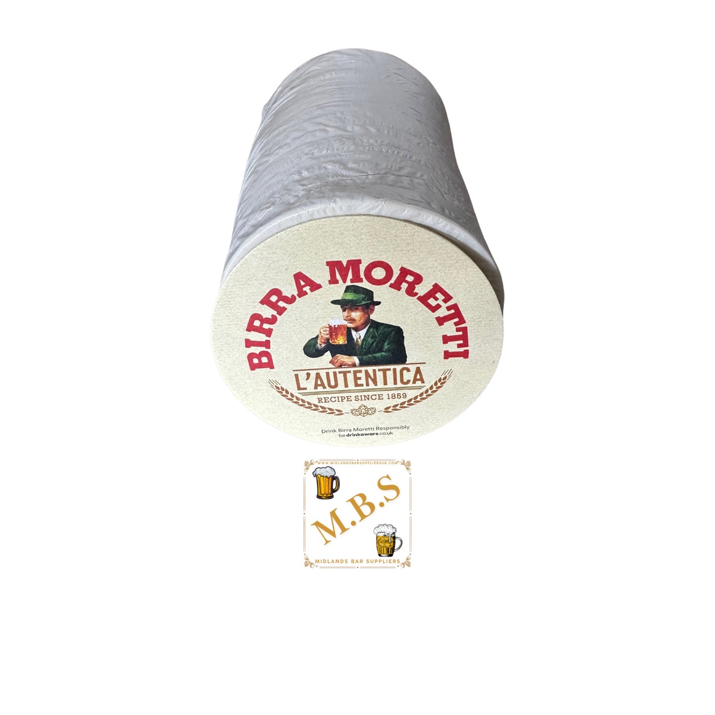 Birra Moretti Beer Coasters 100 PACK