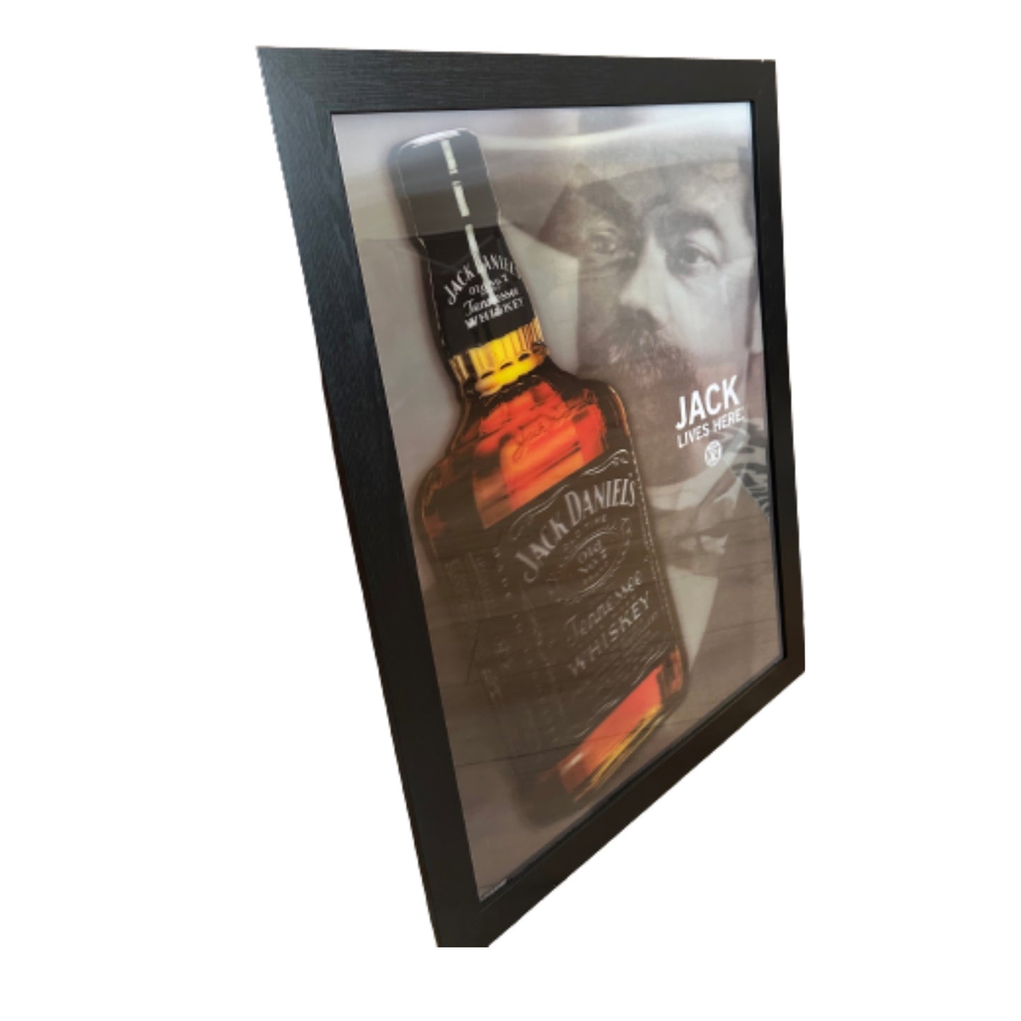 Jack Daniels 3D Poster Print With Frame 67CM x 46.5CM