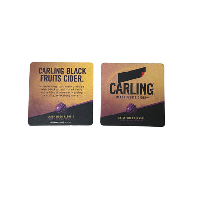 Carling Black Fruits Cider Beer Coasters 100 PACK