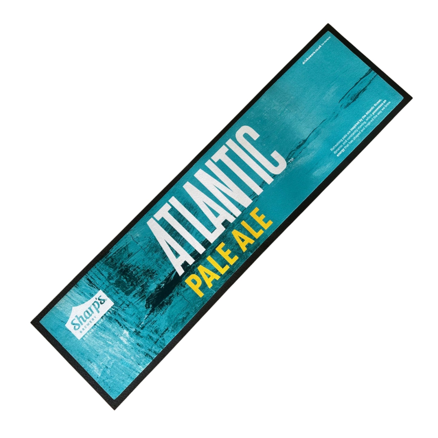 Atlantic Pale Ale Rubber Bar Runner 89cm x 24cm