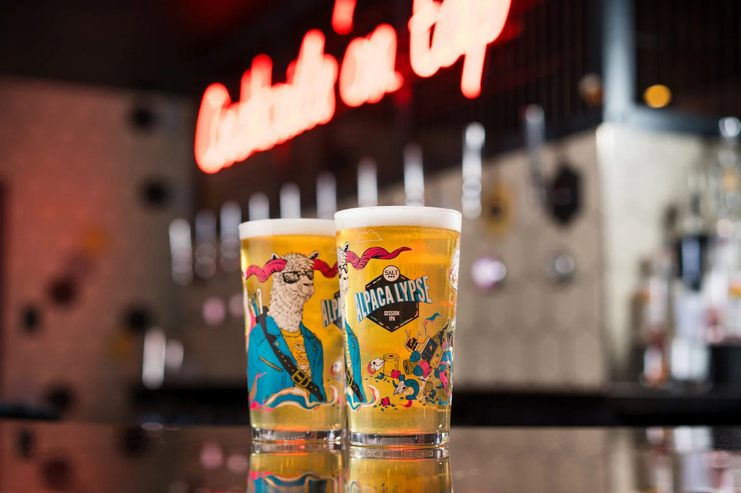 2 X Brand New Apocalypse Session IPA Pint Glasses