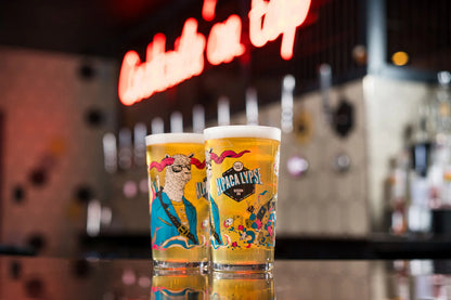2 X Brand New Apocalypse Session IPA Pint Glasses