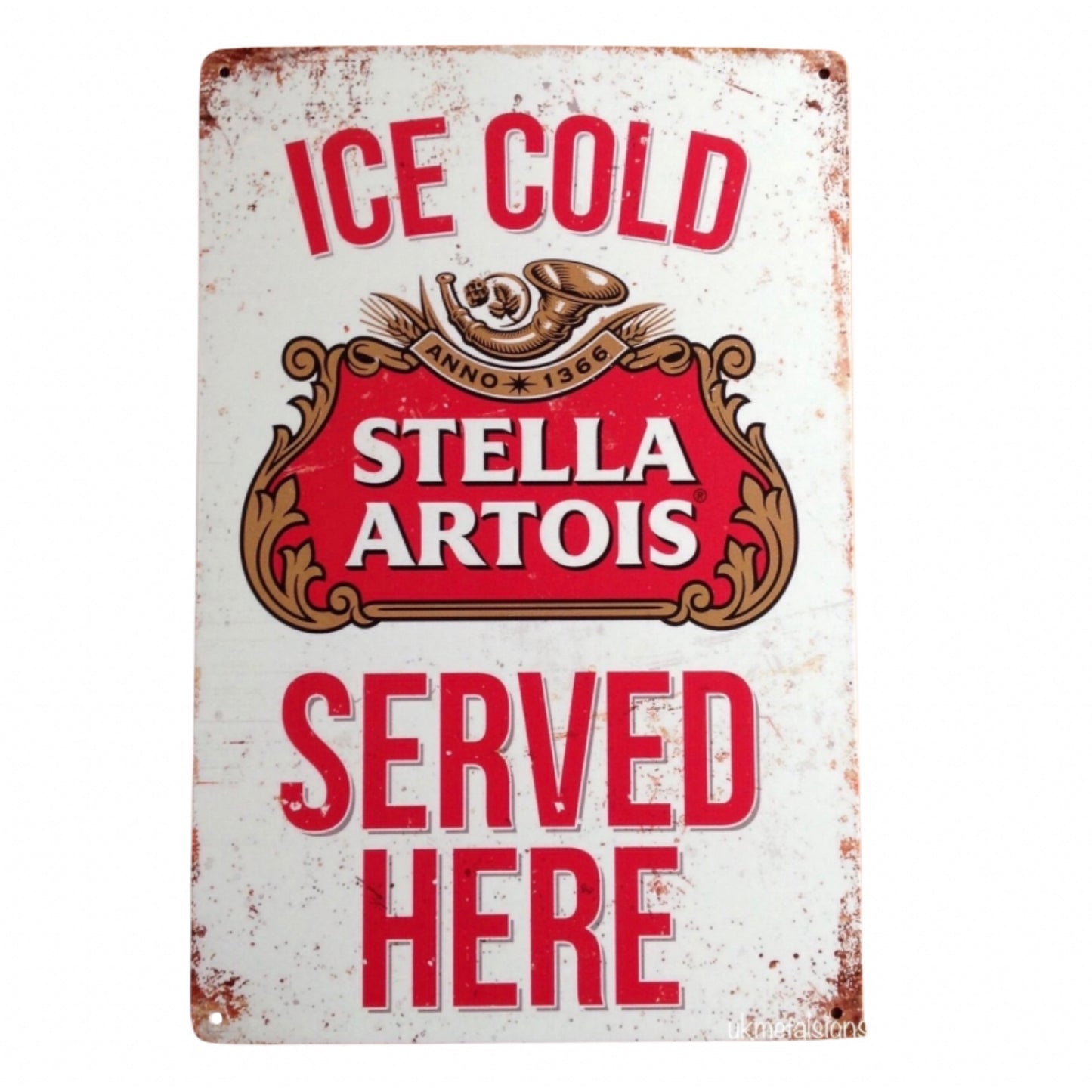 Stella Artois Tin Sign A4 Size