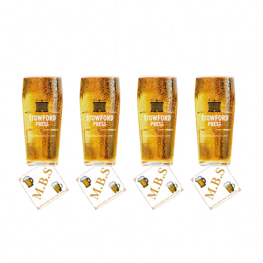 Stowford Press Westons Cider Pint Glasses (Set of Four)