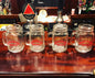 4 x Jeremiah Weed Jam Jar Glasses