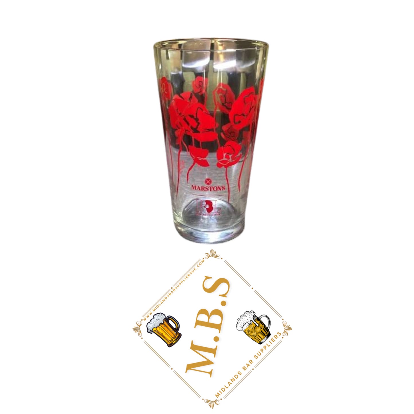 Marstons Limited Edition Royal British Legion Pint Glass