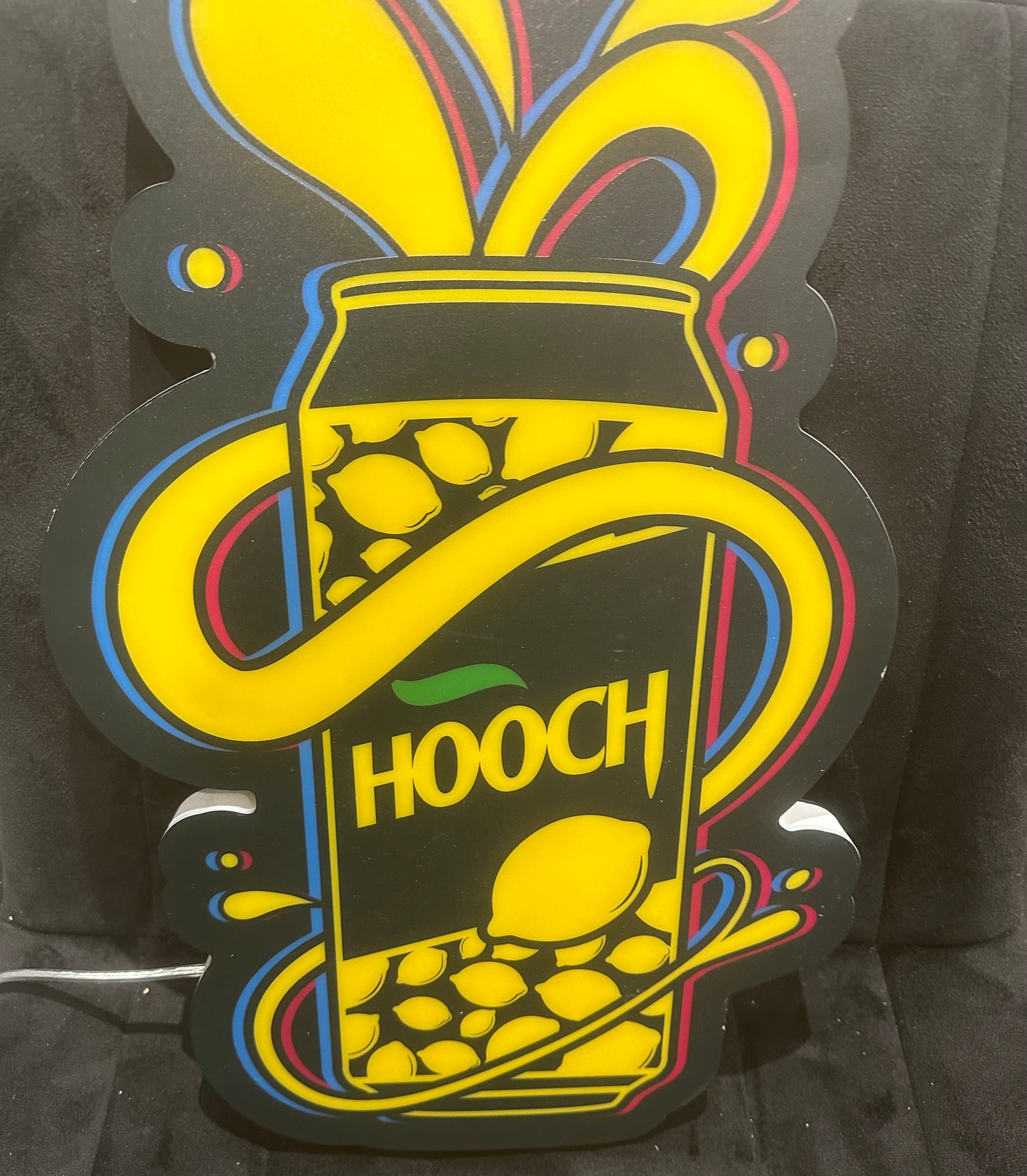 Rare Hooch LED Light Up Sign 50cm X 31cm