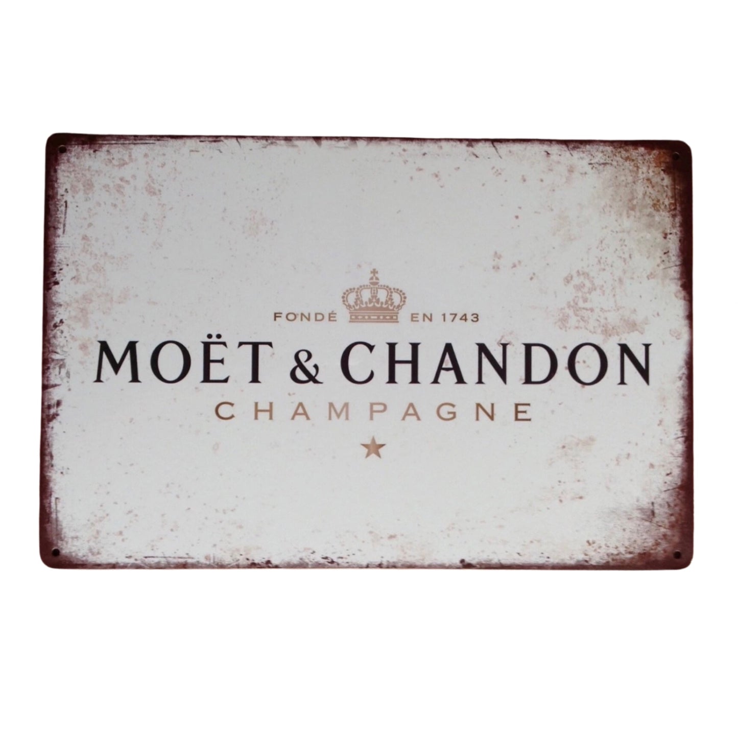 Moet & Chandon Champagne Tin Sign A4 Size